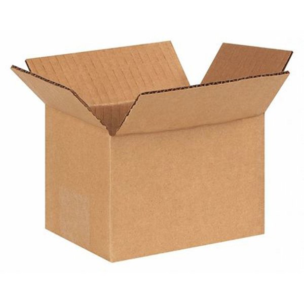 The Packaging Wholesalers 6 x 4 x 4 Cardboard Corrugated Boxes BS060404